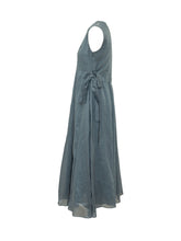MAX MARA S - Abito Aquile Lungo Senza Maniche - Blu | Lidia Shopping ® | Official Website