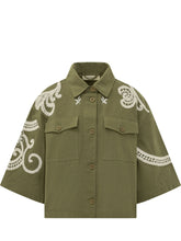 WEEKEND by MAX MARA - Giacca con Bottoni e Ricami - Verde - LIDIASHOPPING® - Official Website