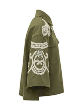 WEEKEND by MAX MARA - Giacca con Bottoni e Ricami - Verde - LIDIASHOPPING® - Official Website