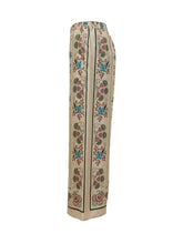 WEEKEND MAX MARA - Pantalone Palazzo con Stampa Floreale - Marrone | Lidia Shopping ® | Official Website