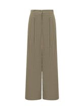 WEEKEND by MAX MARA - Wide Leg Pants with Pleats - Green - LIDIASHOPPING® - Official Website