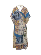 WEEKEND by MAX MARA - Patchwork Print Midi Dress - Blue - LIDIASHOPPING® - Official Website
