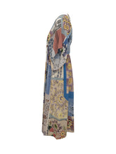 WEEKEND by MAX MARA - Patchwork Print Midi Dress - Blue - LIDIASHOPPING® - Official Website