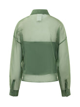 WEEKEND MAX MARA - Camicia con Colletto e Tasche Applicate - Verde | Lidia Shopping | Official Website