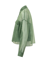 WEEKEND MAX MARA - Camicia con Colletto e Tasche Applicate - Verde | Lidia Shopping | Official Website