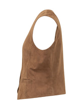 WEEKEND by MAX MARA - Gilet con Bottoni e Tasche - Marrone - LIDIASHOPPING® - Official Website