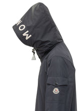 MONCLER - Giacca Sassiere con Cappuccio e Zip Frontale - Blu | Lidia Shopping | Official Website
