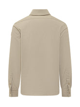 MONCLER - Shirt with Patch Pockets and Buttons - Beige - LIDIASHOPPING® - Official Website