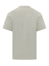 MONCLER - T-shirt a Maniche Corte con Logo e Grafica Cartoon - Grigio | Lidia Shopping | Official Website