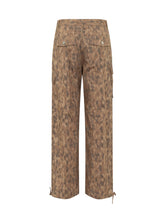 GANNI - Pantaloni Cargo con Stampa e Tasche - Marrone | Lidia Shopping ® | Official Website