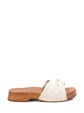 GANNI - Zoccoli Tia Fairy con Fascia Annodata e Borchie - Multicolore - LIDIASHOPPING® - Official Website