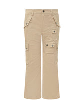 ISABEL MARANT - Straight-Leg Cargo Pants with Flap Pockets - Beige - LIDIASHOPPING® - Official Website