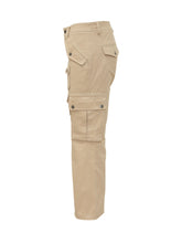 ISABEL MARANT - Straight-Leg Cargo Pants with Flap Pockets - Beige - LIDIASHOPPING® - Official Website