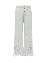 ISABEL MARANT - Pantaloni con Tasche e Passanti - Bianco - LIDIASHOPPING® - Official Website
