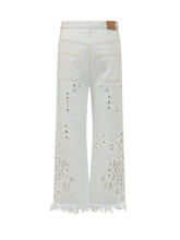 ISABEL MARANT - Pantaloni con Tasche e Passanti - Bianco - LIDIASHOPPING® - Official Website