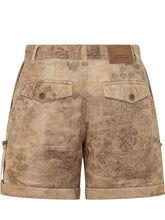 ISABEL MARANT - Shorts with Pockets and Turn Up Hem - Brown - LIDIASHOPPING® - Official Website