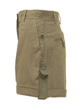 ISABEL MARANT - Shorts Cargo a Vita Alta con Tasche Frontali - Verde - LIDIASHOPPING® - Official Website