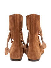 ISABEL MARANT - Stivaletto Liade con Lacci e Nappine - Marrone - LIDIASHOPPING® - Official Website
