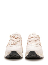 PREMIATA - Low Top Sneakers with Laces and Logo Detail - White - LIDIASHOPPING® - Official Website