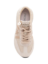 PREMIATA - Low Top Sneakers with Laces and Logo Detail - White - LIDIASHOPPING® - Official Website