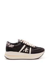 PREMIATA - Sneakers Basse con Inserti a Contrasto - Nero - LIDIASHOPPING® - Official Website