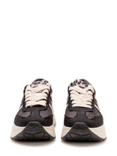 PREMIATA - Sneakers Basse con Inserti a Contrasto - Nero - LIDIASHOPPING® - Official Website