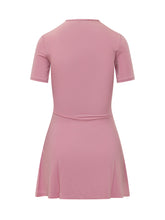 MARINE SERRE - Moon Hole Mini Dress - Rosa - LIDIASHOPPING® - Official Website