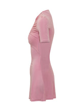 MARINE SERRE - Moon Hole Mini Dress - Rosa - LIDIASHOPPING® - Official Website