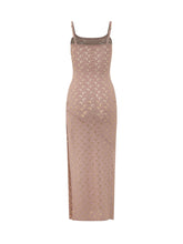 MARINE SERRE - Moon Long Dress with Thin Straps - Pink - LIDIASHOPPING® - Official Website