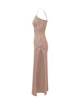 MARINE SERRE - Moon Long Dress with Thin Straps - Pink - LIDIASHOPPING® - Official Website