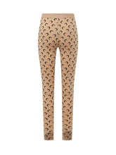 MARINE SERRE - Leggings Moon Printed con Fascia Logo - Rosa - LIDIASHOPPING® - Official Website