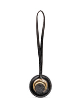 MARINE SERRE - Portachiavi con Dettaglio Luna - Nero - LIDIASHOPPING® - Official Website
