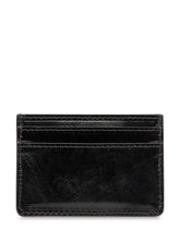 MARINE SERRE - Porta Carte Moon Logo - Nero - LIDIASHOPPING® - Official Website