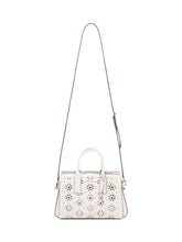 MICHAEL MICHAEL KORS - Borsa Laila Satchel Piccola con Intagli - Bianco | Lidia Shopping ® | Official Website