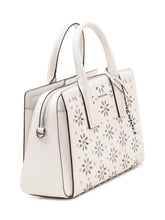 MICHAEL MICHAEL KORS - Borsa Laila Satchel Piccola con Intagli - Bianco | Lidia Shopping ® | Official Website