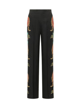 ETRO - Straight Leg Trousers with Print - Black - LIDIASHOPPING® - Official Website