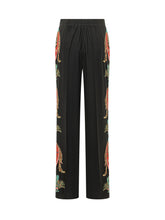 ETRO - Straight Leg Trousers with Print - Black - LIDIASHOPPING® - Official Website
