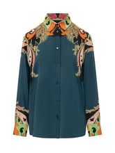 ETRO - Button Up Shirt with Classic Collar - Blue - LIDIASHOPPING® - Official Website