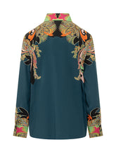 ETRO - Button Up Shirt with Classic Collar - Blue - LIDIASHOPPING® - Official Website