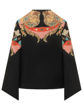 ETRO - Keyhole Blouse with Wide Sleeves - Black - LIDIASHOPPING® - Official Website