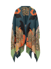 ETRO - Open Cape with Decorative Print - Multicolor - LIDIASHOPPING® - Official Website