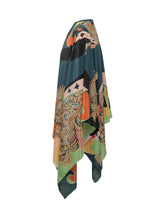 ETRO - Open Cape with Decorative Print - Multicolor - LIDIASHOPPING® - Official Website