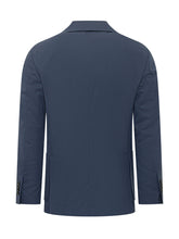 LARDINI - Abito Easy Wear Drop 7 con Scollo a V - Blu - LIDIASHOPPING® - Official Website