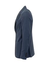 LARDINI - Abito Easy Wear Drop 7 con Scollo a V - Blu - LIDIASHOPPING® - Official Website