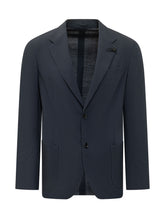 LARDINI - Easy Wear Drop 7 Dress with V Neck - Blue - LIDIASHOPPING® - Official Website
