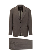 LARDINI - Abito Monopetto Due Bottoni - Marrone | Lidia Shopping | Official Website