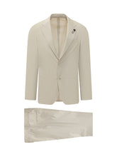 LARDINI - Two Button Single Breasted Suit - White - LIDIASHOPPING® - Official Website