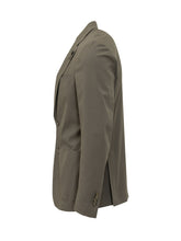 LARDINI - Iconic Drop 7 Dress with V Neck - Green - LIDIASHOPPING® - Official Website