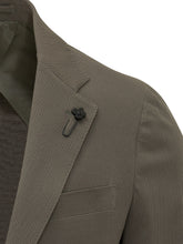 LARDINI - Iconic Drop 7 Dress with V Neck - Green - LIDIASHOPPING® - Official Website