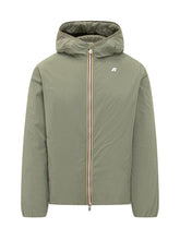 K-WAY - Hooded Jacket with Front Zip - Green - LIDIASHOPPING® - Official Website